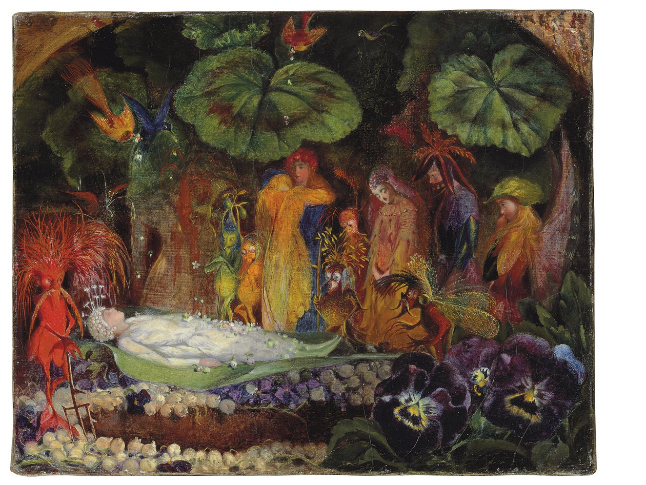 Muerte de la Reina de las Hadas de John Anster Fitzgerald