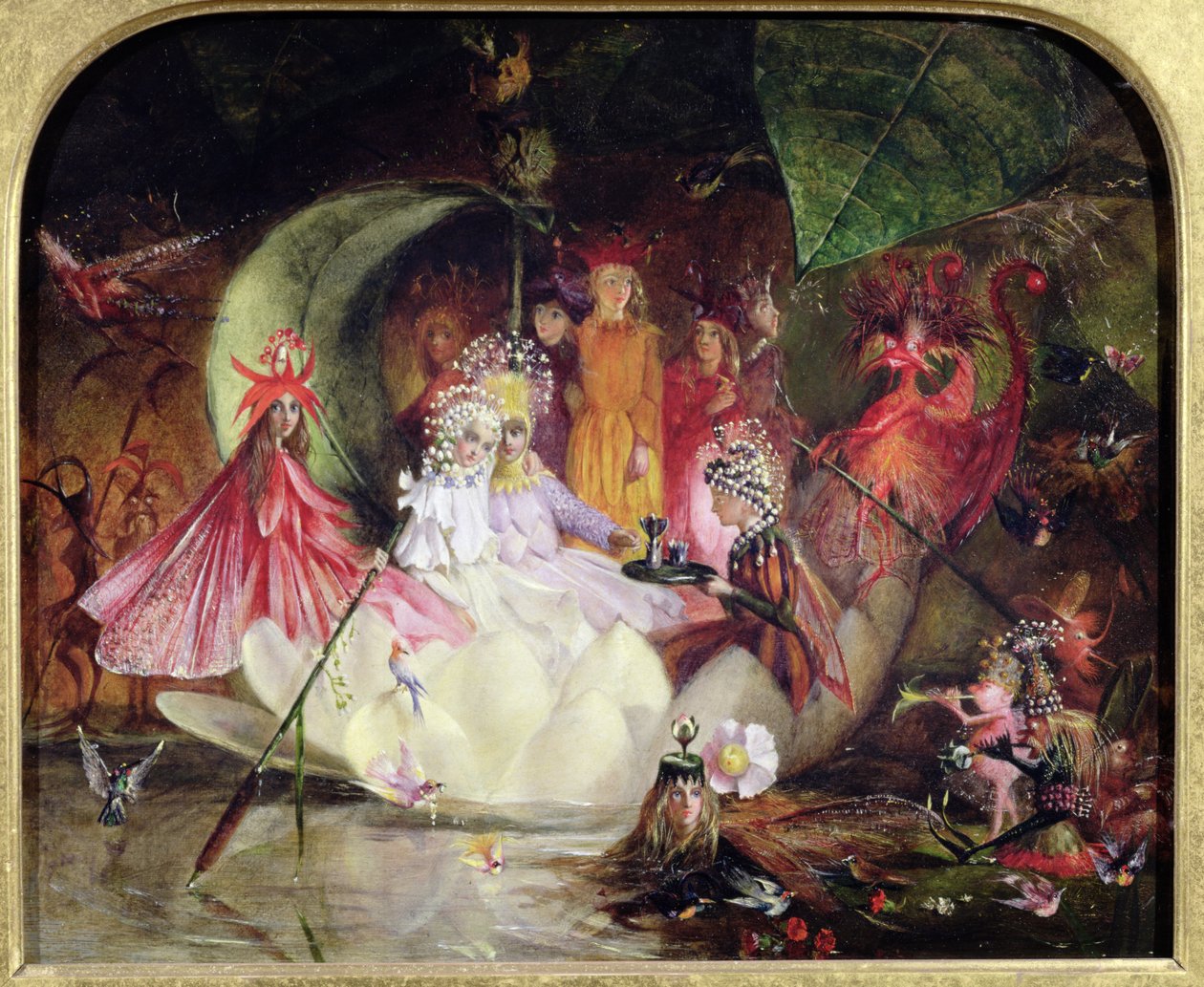 La barca de hadas de John Anster Fitzgerald