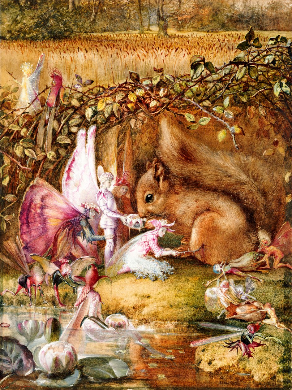 La ardilla herida de John Anster Fitzgerald