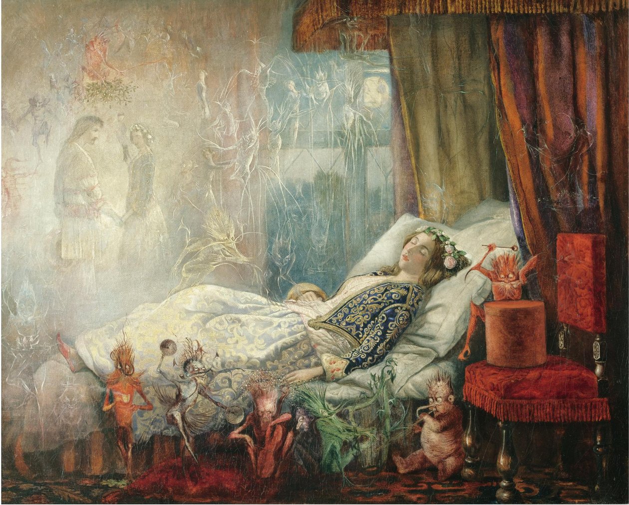 El sueño después del baile de máscaras de John Anster Fitzgerald