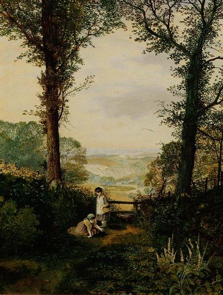 Valle de Burnsall, Wharfedale de John Atkinson Grimshaw