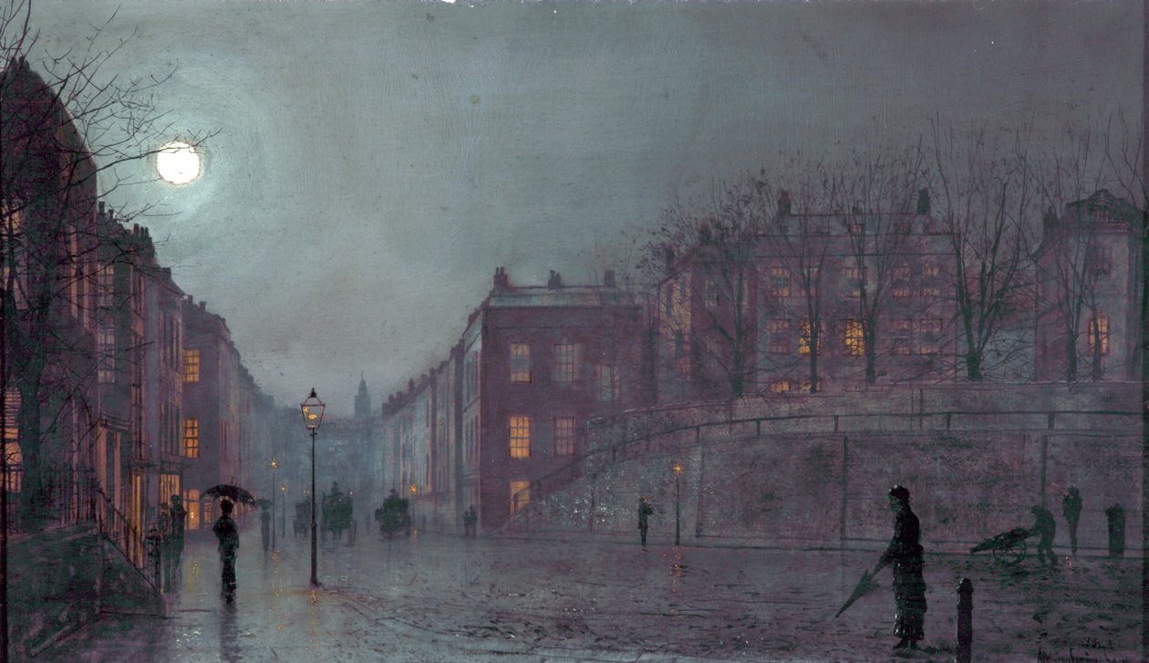 Una vista de Hampstead, Londres, 1882 de John Atkinson Grimshaw
