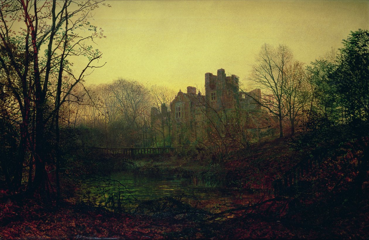 Un Resplandor de Octubre, 1871 de John Atkinson Grimshaw