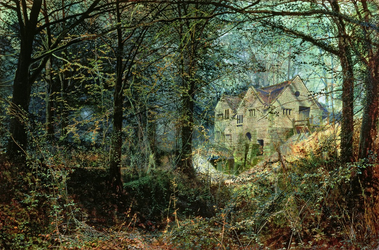 Gloria de Otoño: El Viejo Molino de John Atkinson Grimshaw
