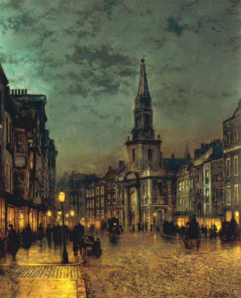 Calle Blackman, Borough, Londres de John Atkinson Grimshaw