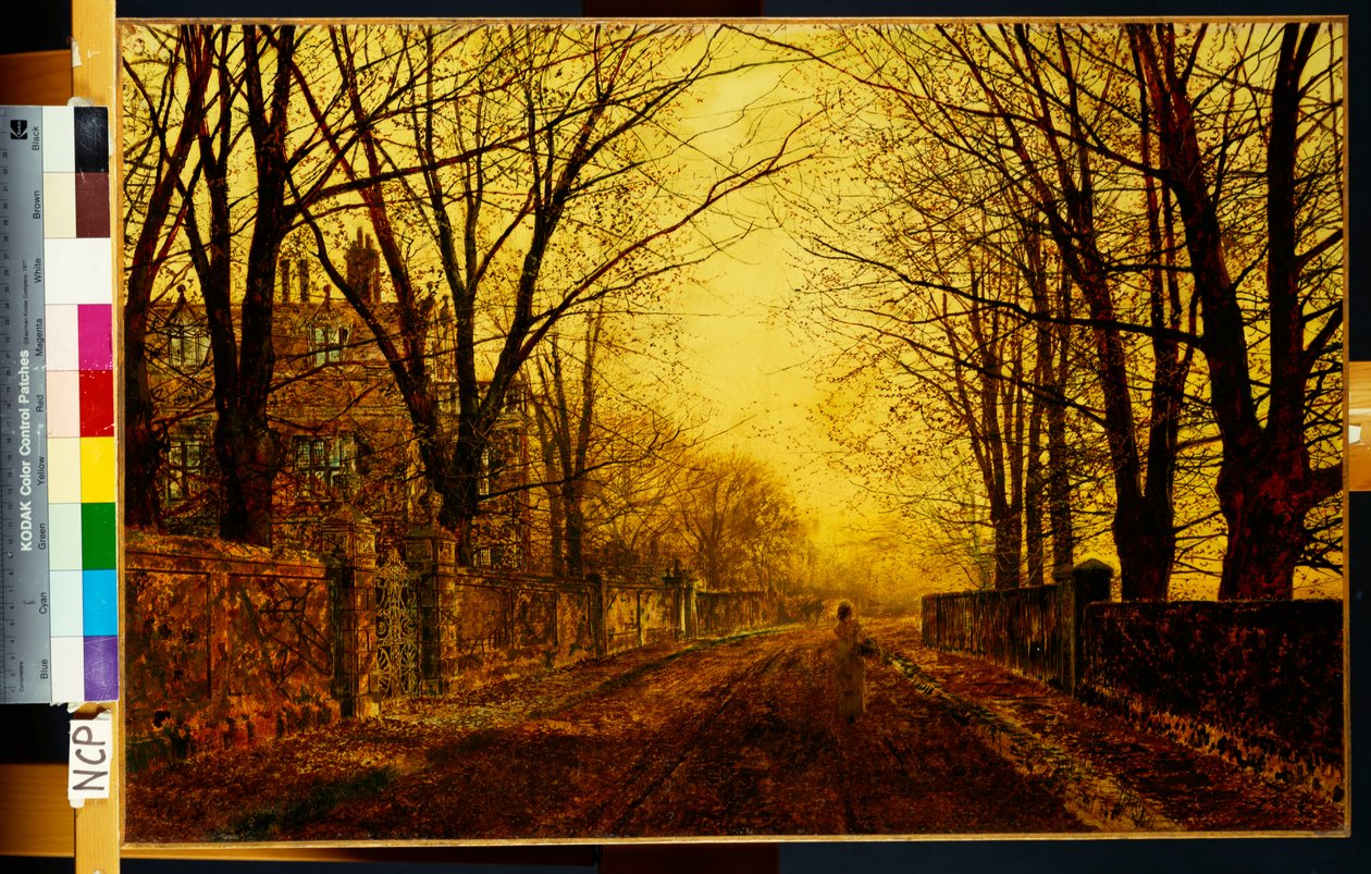 Nocturno en oro, 1872 de John Atkinson Grimshaw