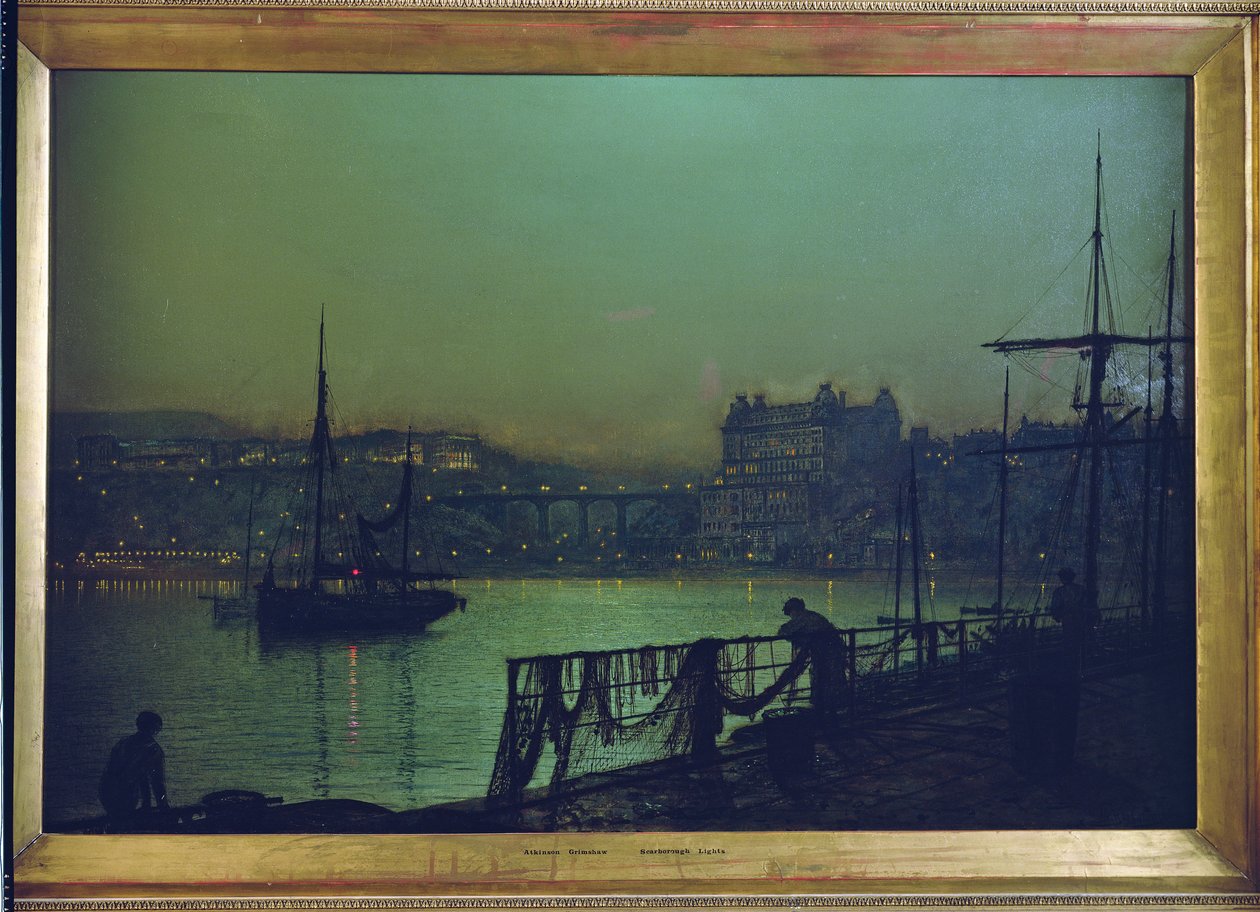 Scarborough: Luces de John Atkinson Grimshaw