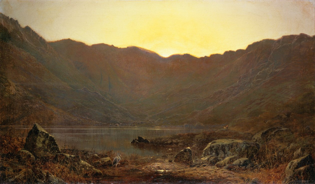El refugio de la garza de John Atkinson Grimshaw