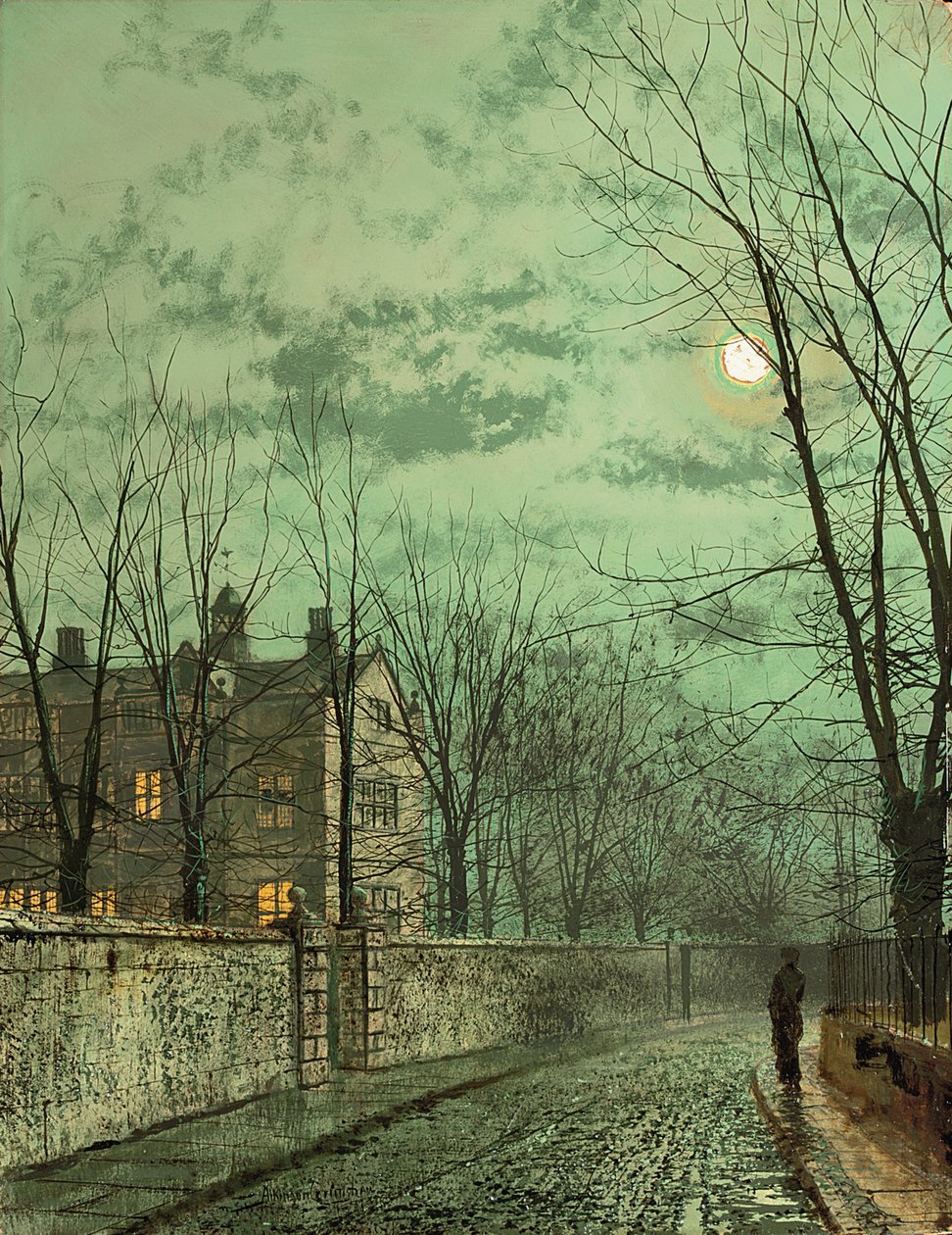 Bajo los Rayos de la Luna, 1887 de John Atkinson Grimshaw