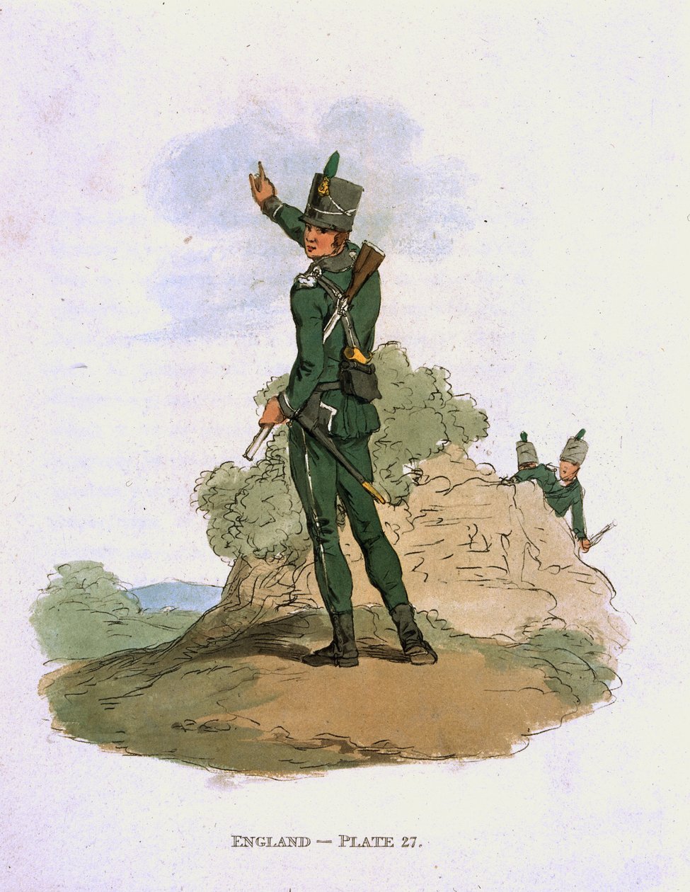 Fusileros, circa 1813 de John Augustus Atkinson