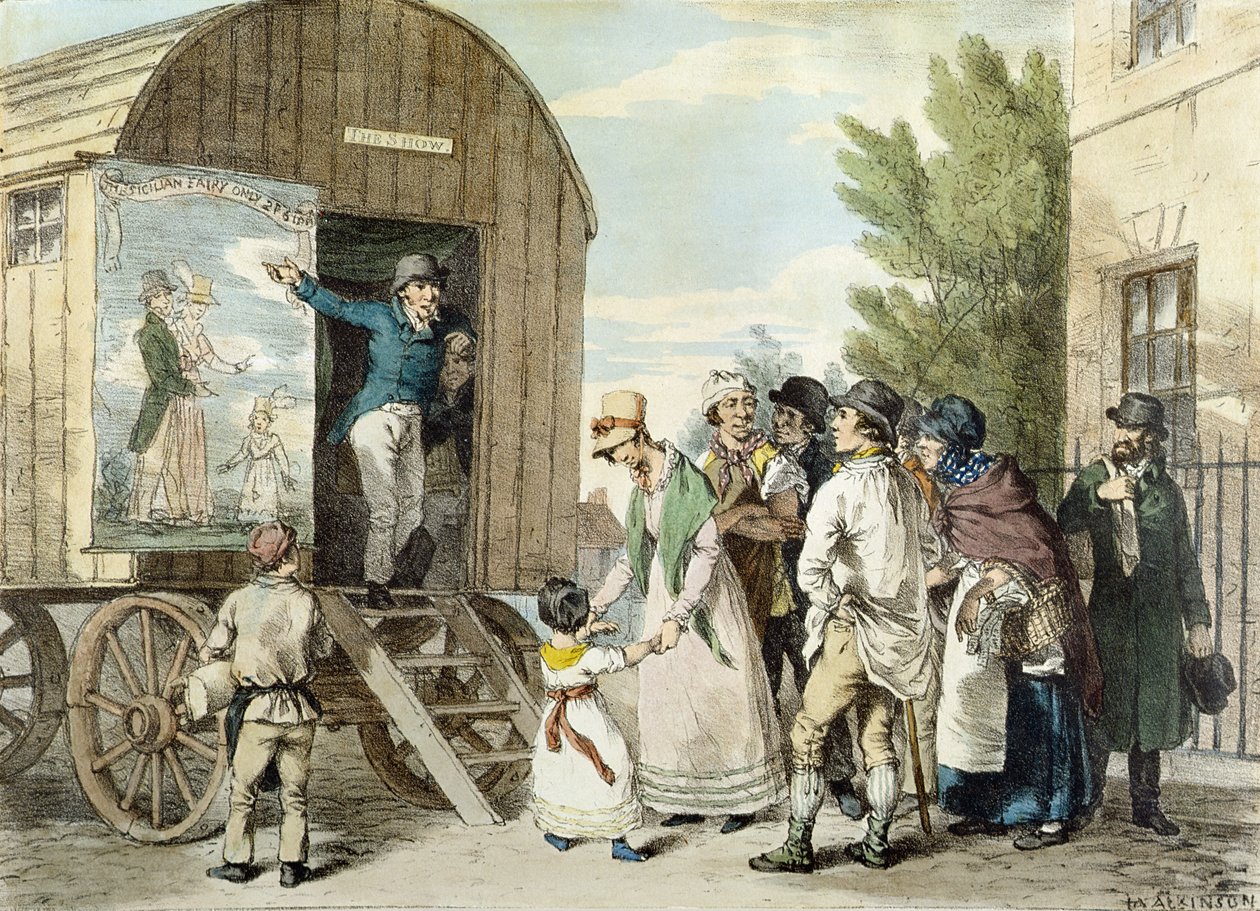 Las Ferias: El Espectáculo, c.1821 de John Augustus Atkinson