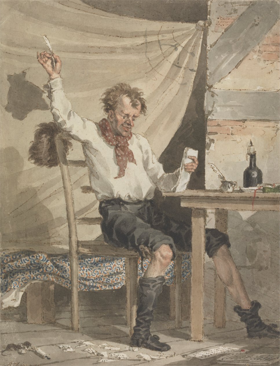El poeta de John Augustus Atkinson