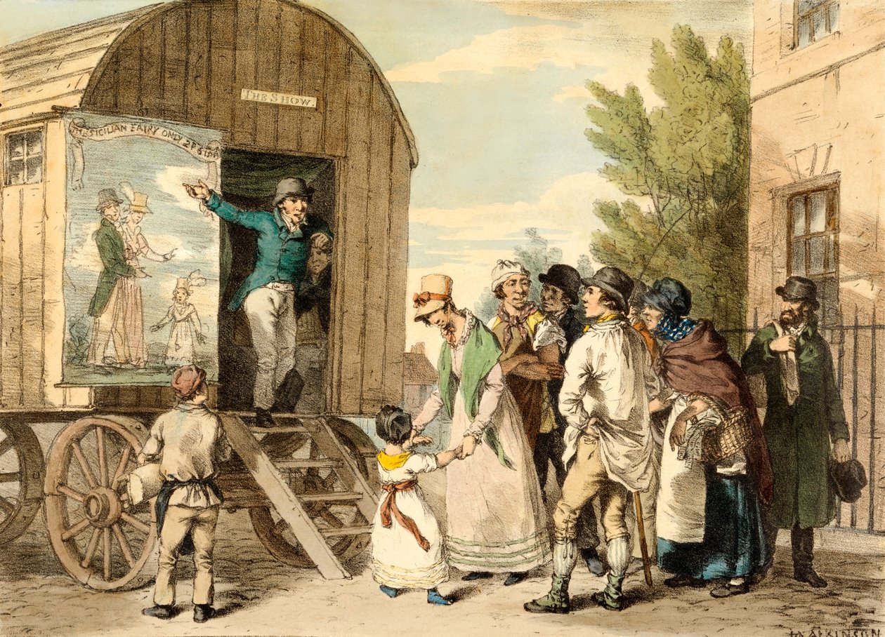 El Espectáculo, pub. c1821 de John Augustus Atkinson