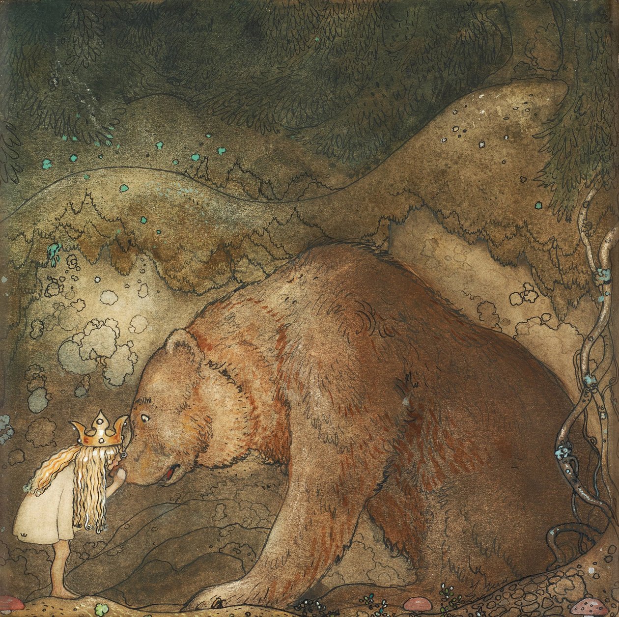 ¡Pobre osito!, 1912 de John Bauer