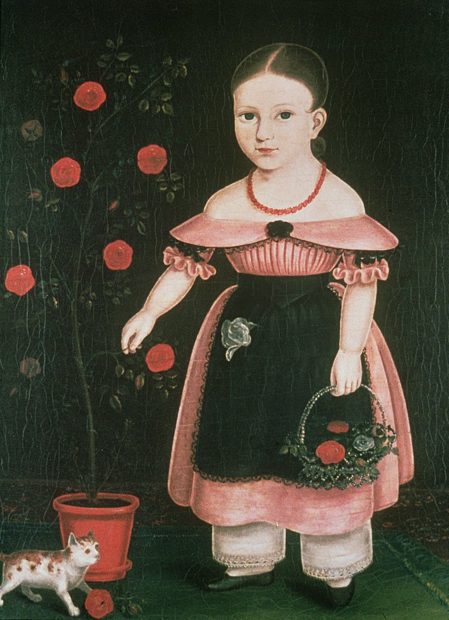 Niña en lavanda, c.1840 de John Bradley