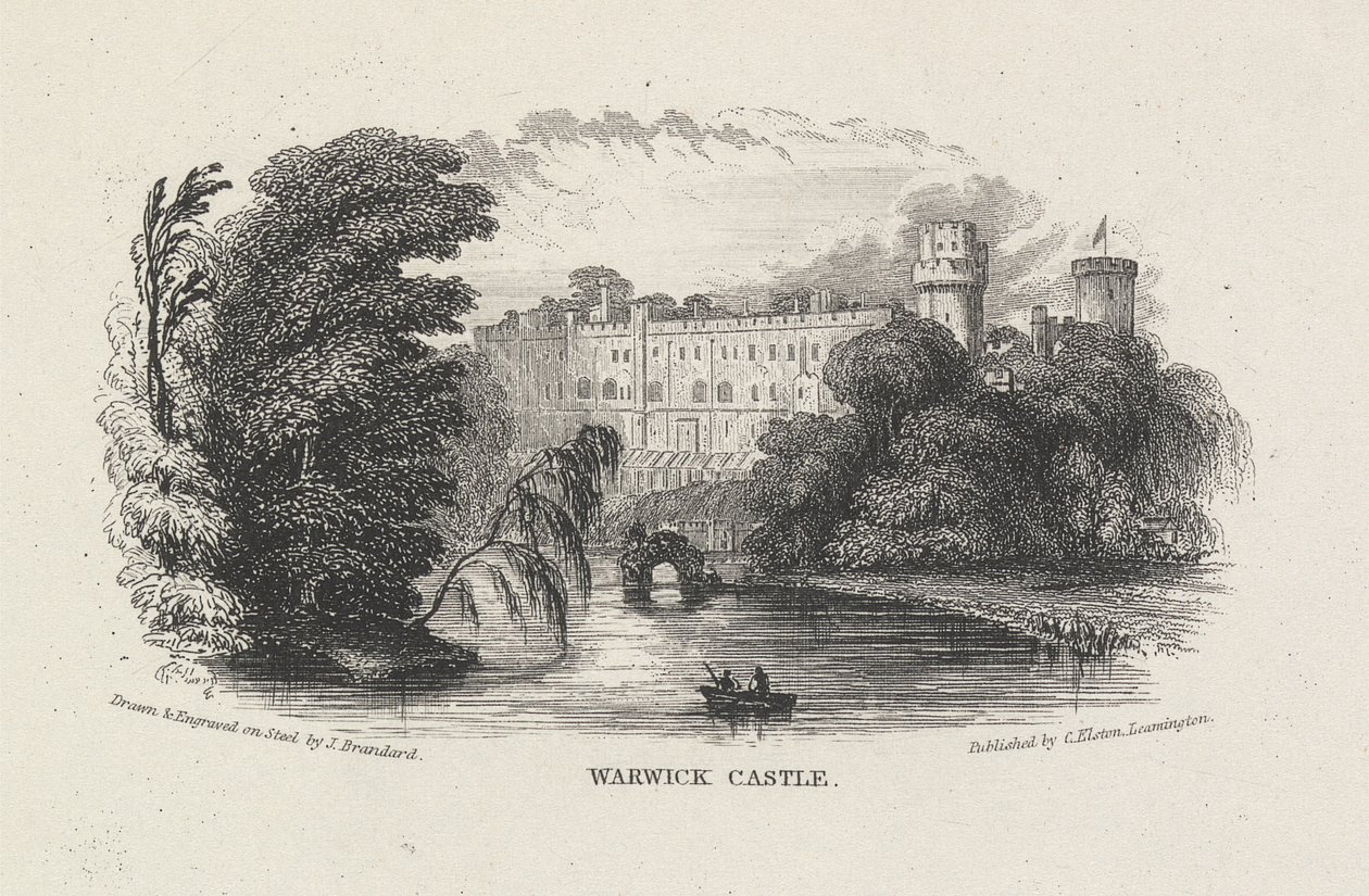 Castillo de Warwick de John Brandard