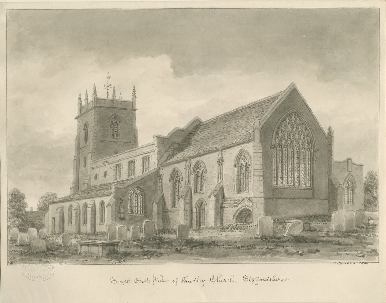 Iglesia de Audley de John Buckler