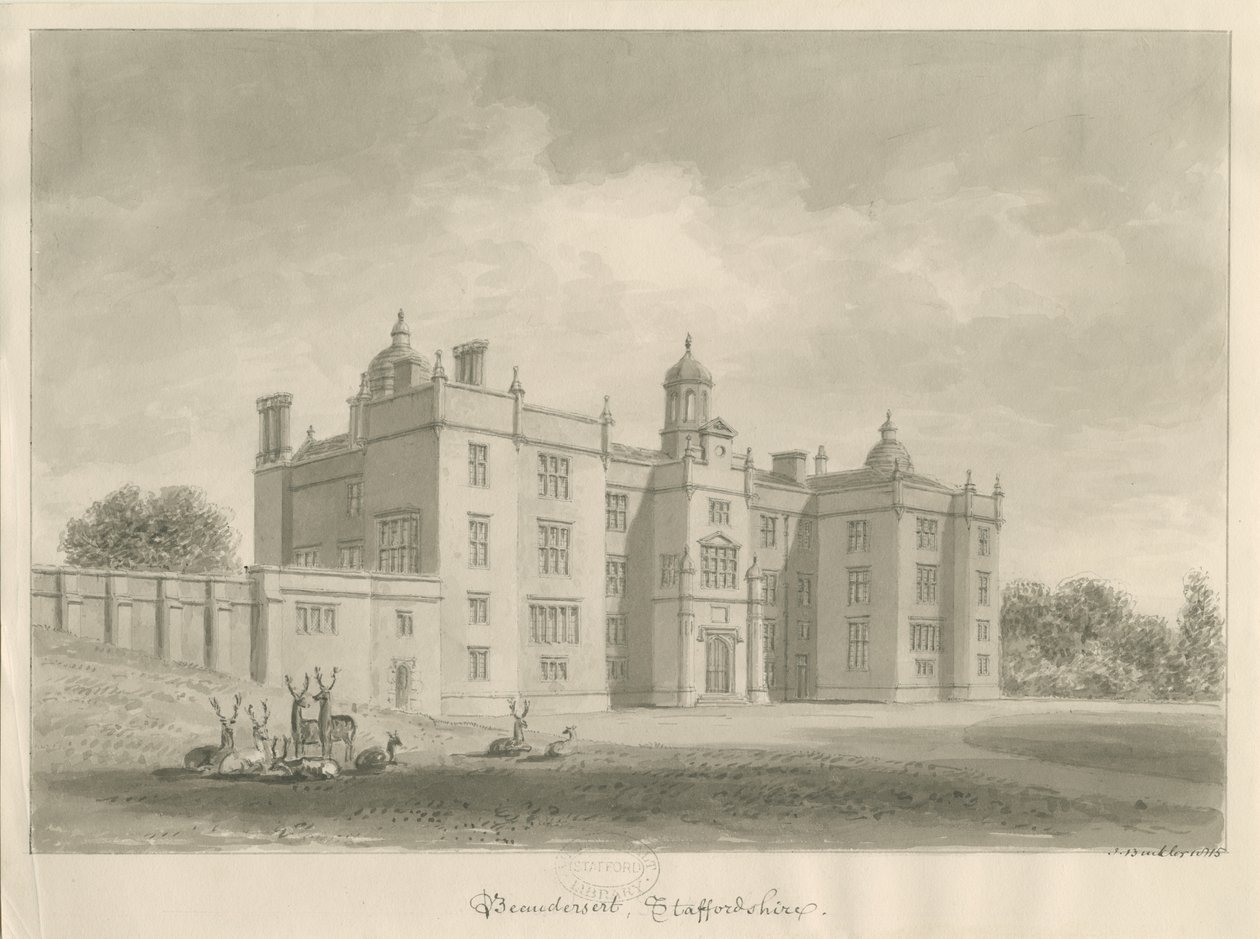 Beaudesert Hall y Parque de John Buckler
