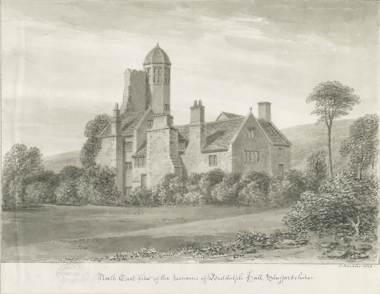 Bidduph Hall (antiguo) de John Buckler