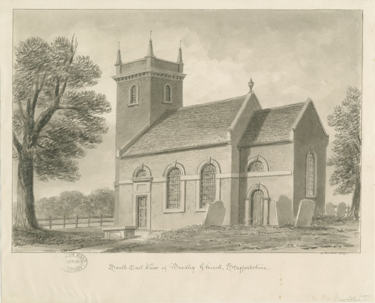 Iglesia de Bradley-in-the-Moors de John Buckler