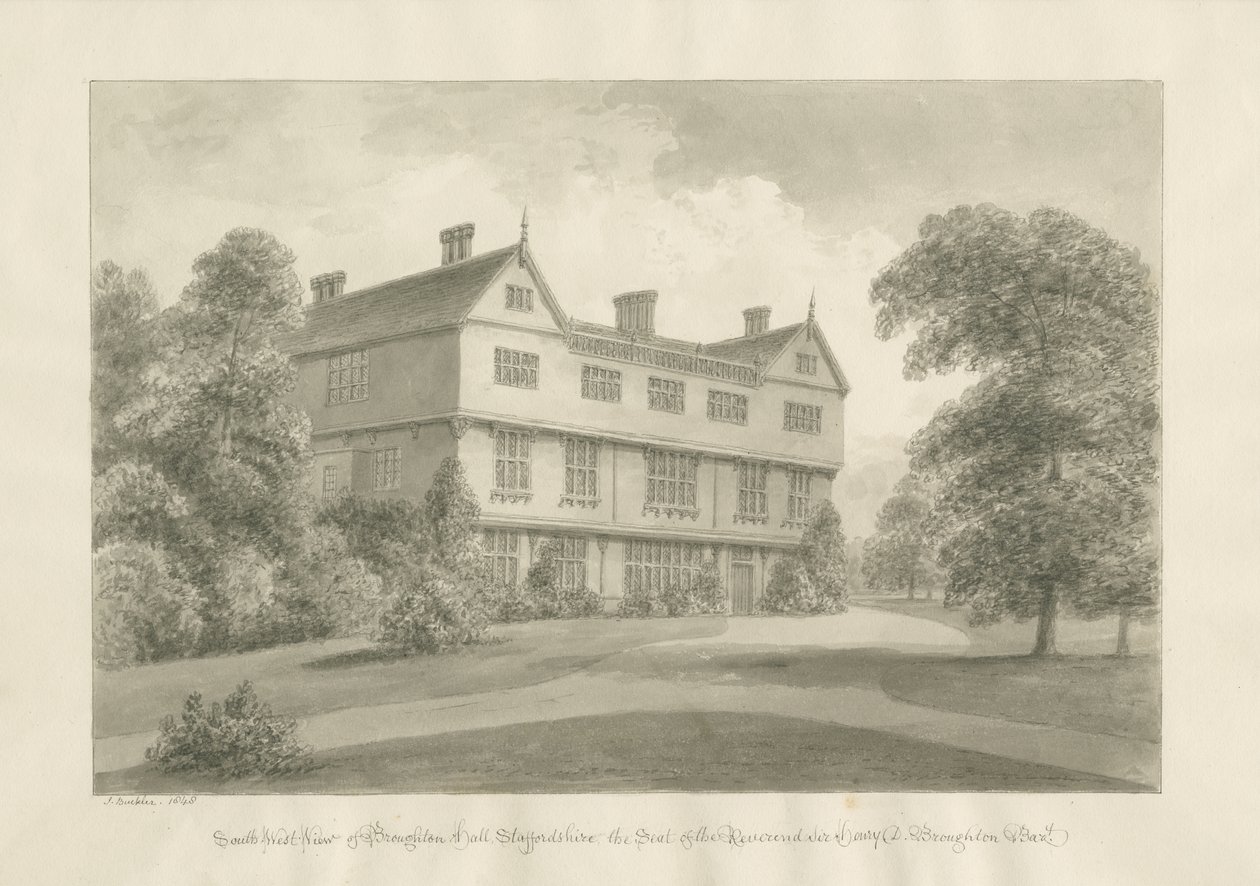 Broughton Hall de John Buckler