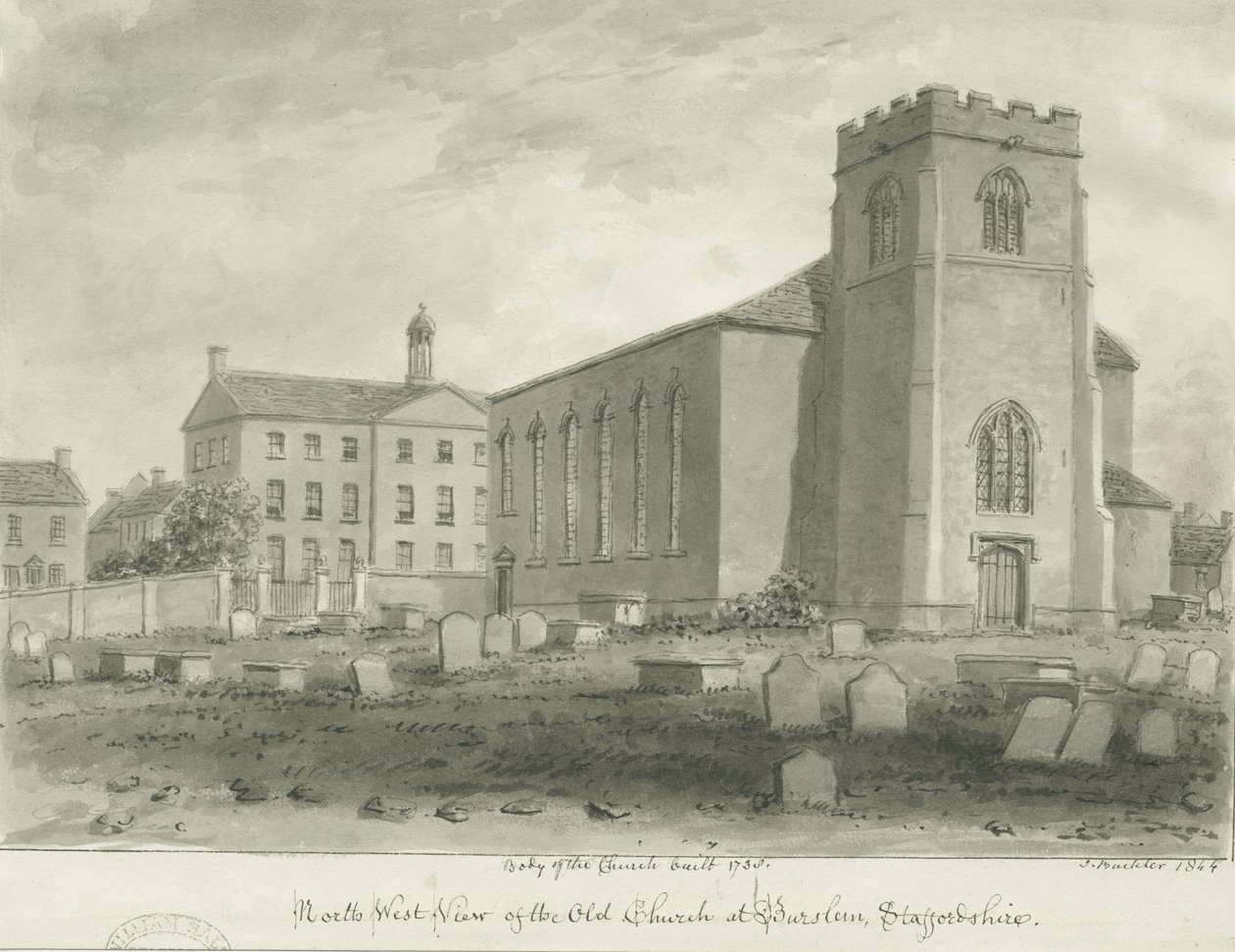 Burslem - Iglesia de San Juan de John Buckler