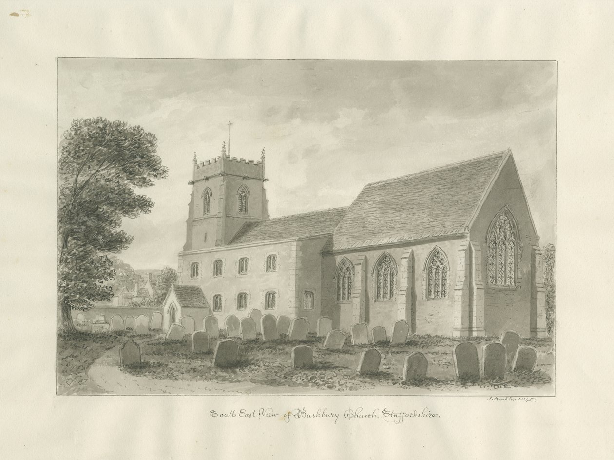 Iglesia de Bushbury de John Buckler