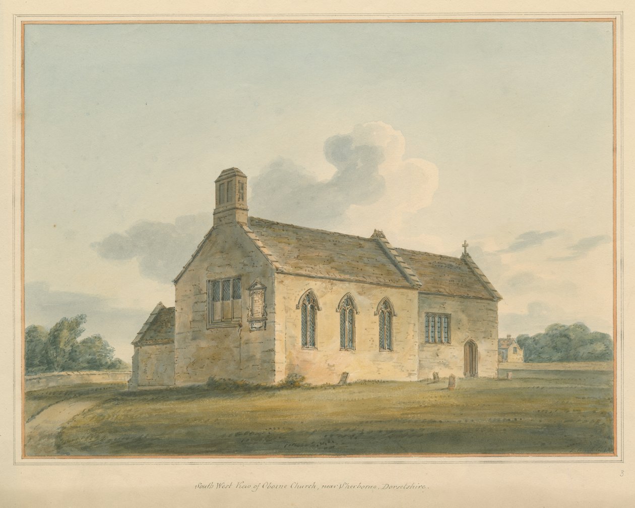 Dorset - Iglesia de Chorne de John Buckler