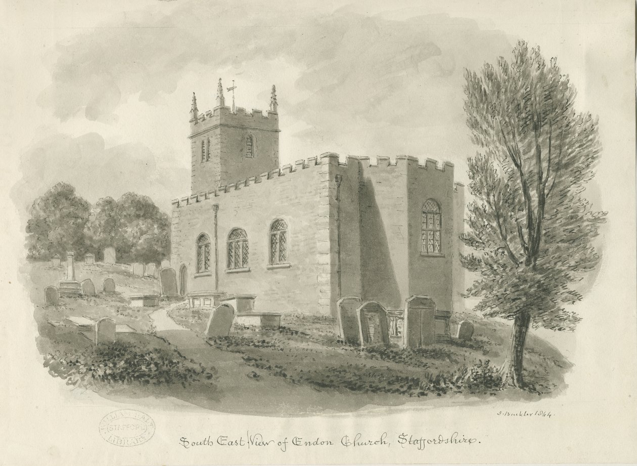 Iglesia de Endon de John Buckler