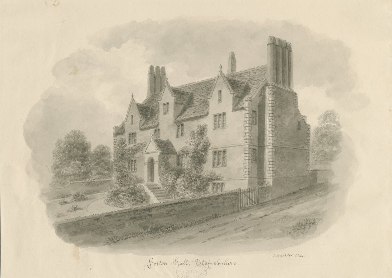 Forton Hall de John Buckler