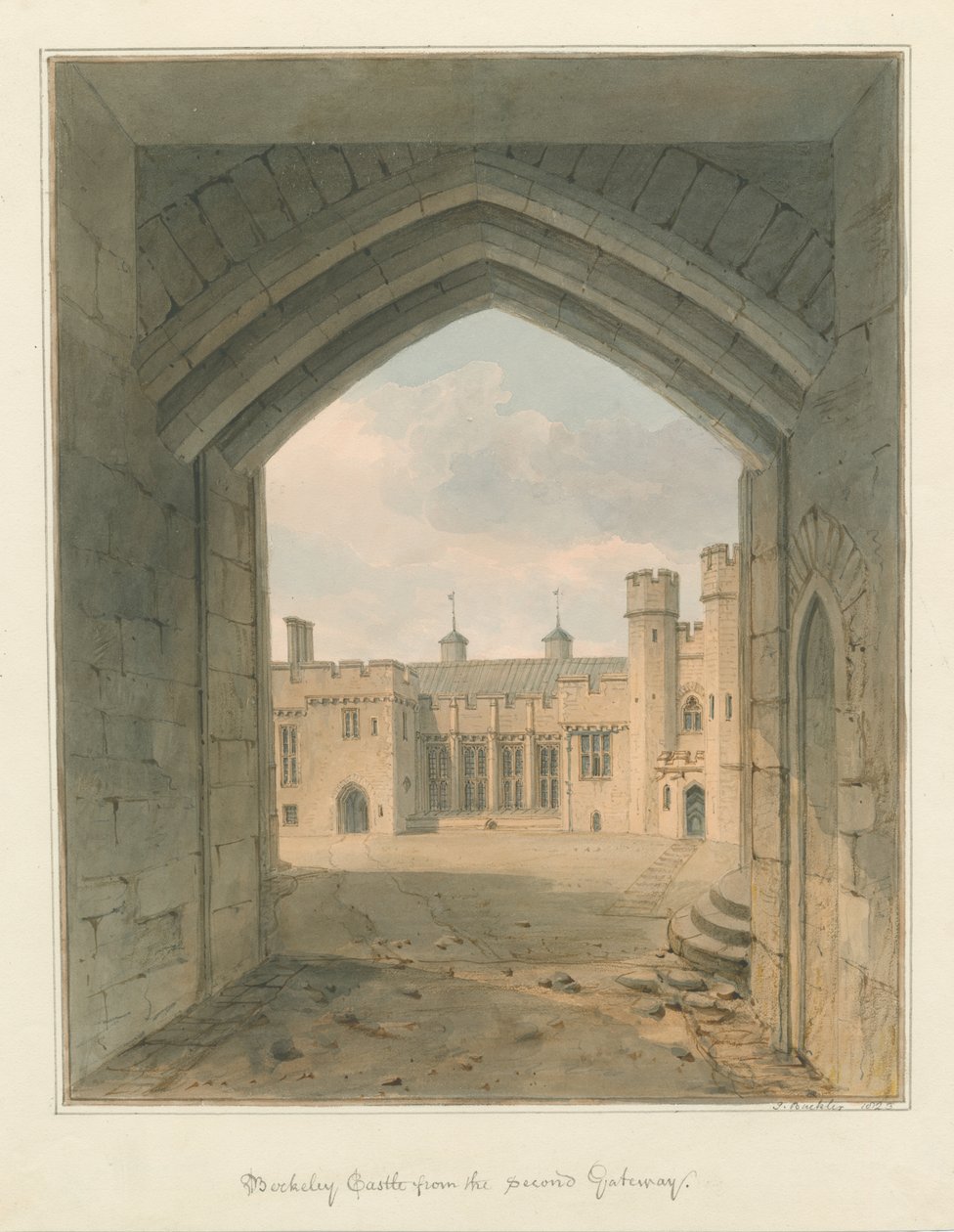 Gloucestershire - Castillo de Berkeley de John Buckler