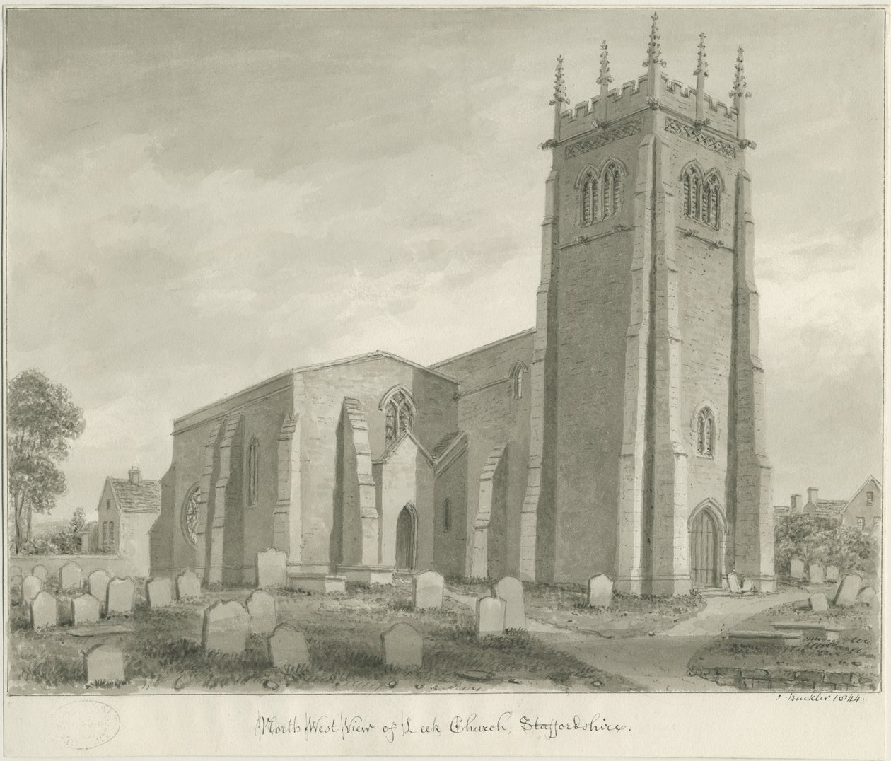 Iglesia de Leek de John Buckler