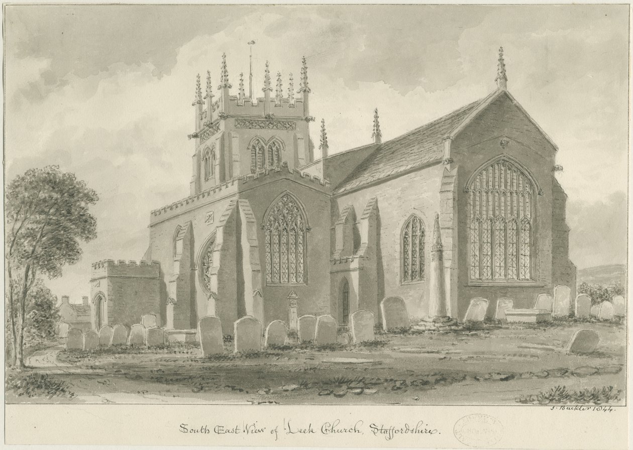 Iglesia de Leek de John Buckler