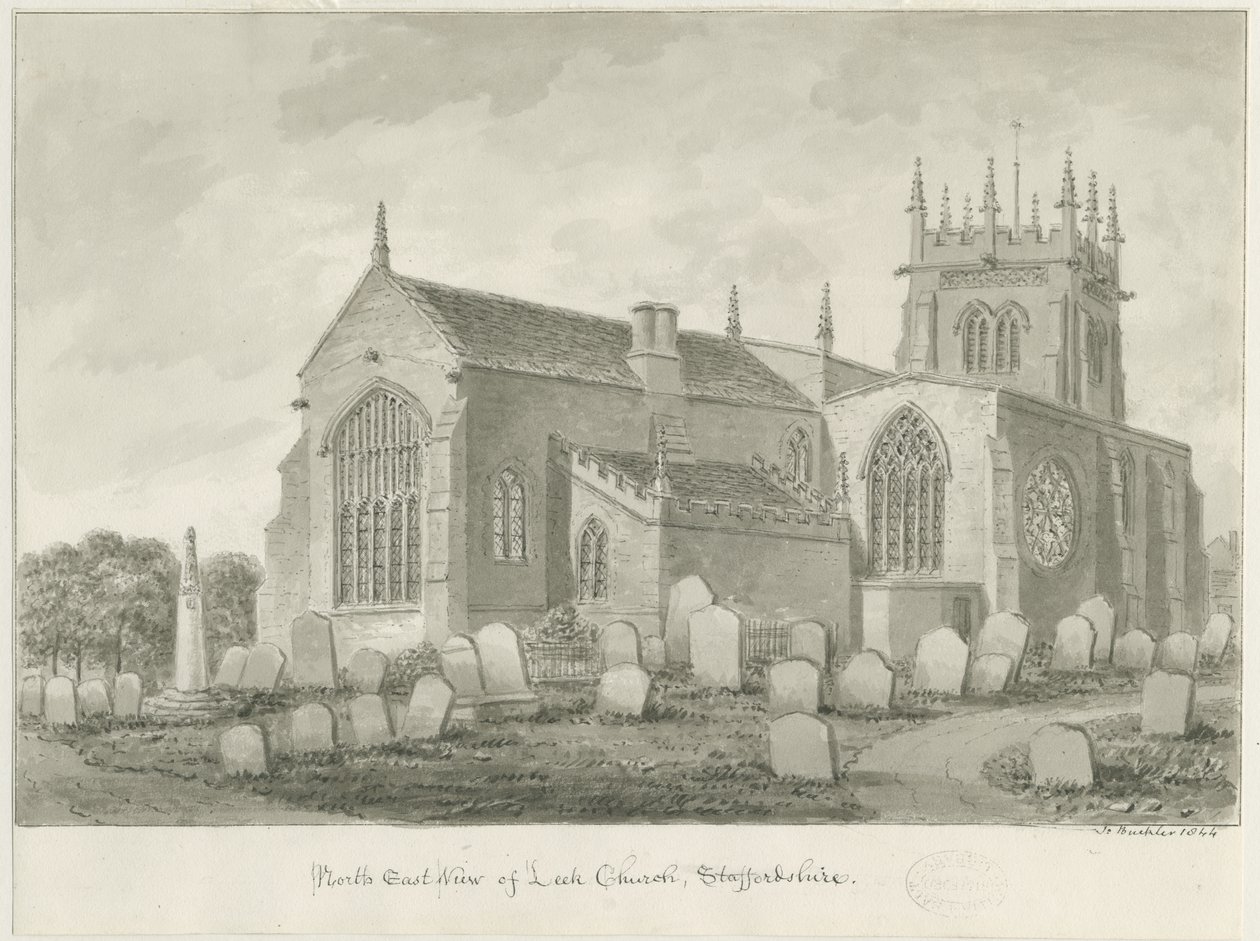 Iglesia de Leek de John Buckler