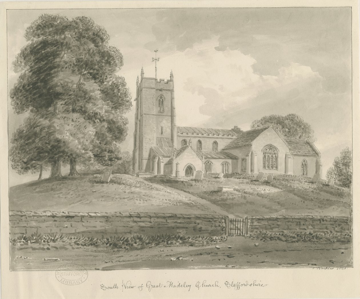 Iglesia de Madeley de John Buckler