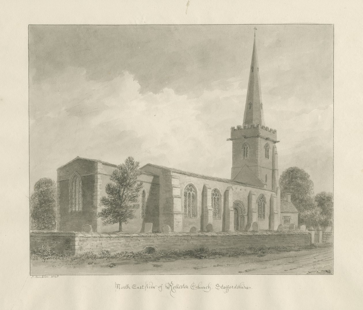 Iglesia de Rolleston de John Buckler