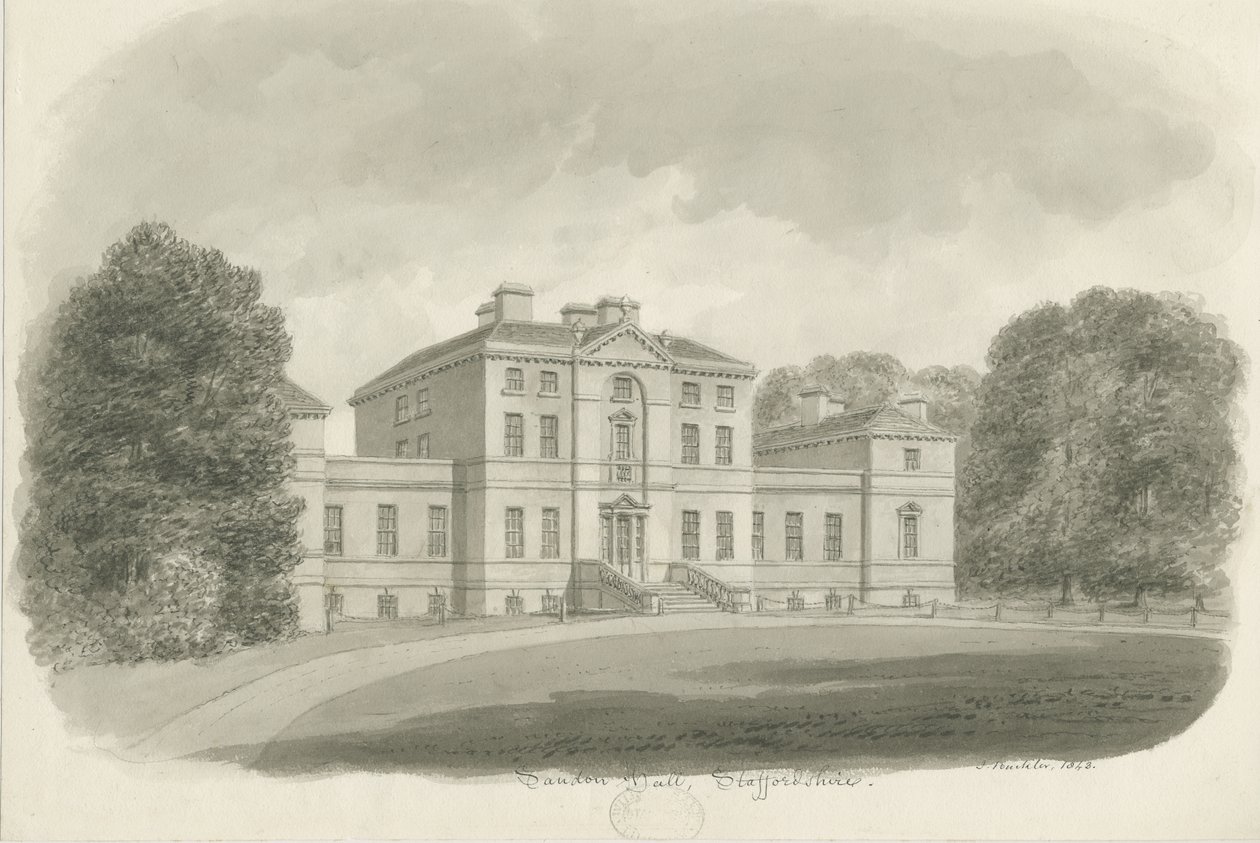 Sandon Hall de John Buckler