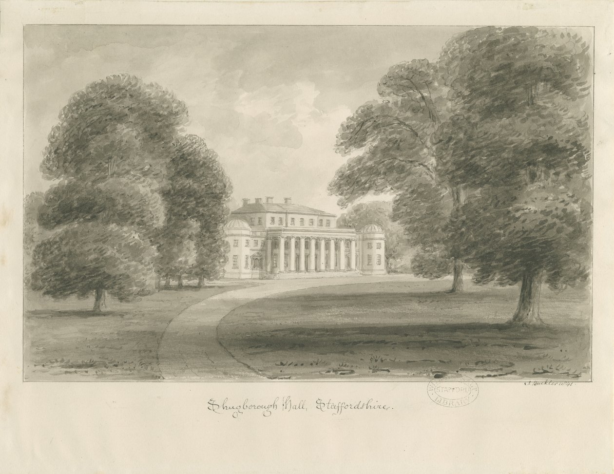 Shugborough Hall de John Buckler