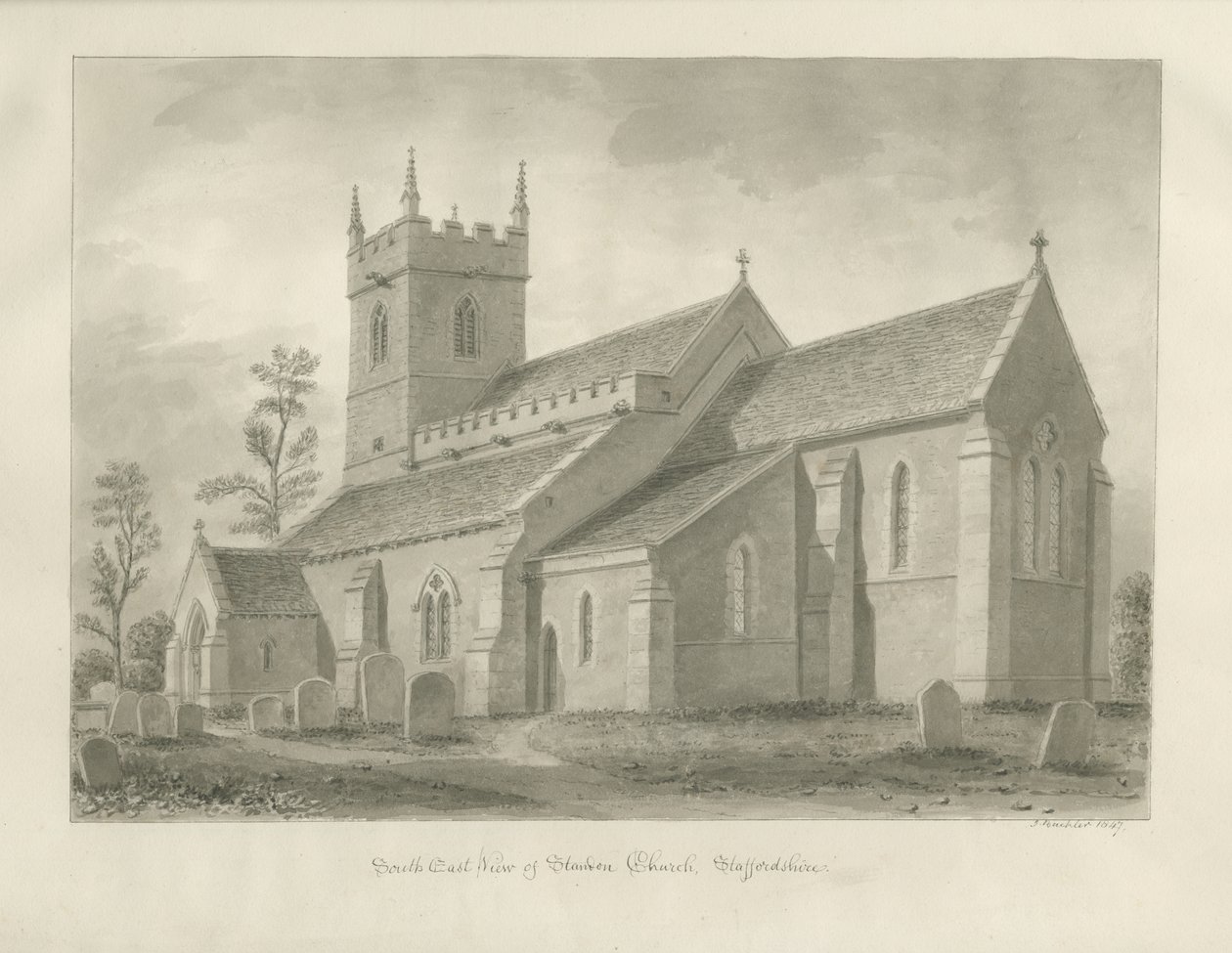 Iglesia de Standon de John Buckler