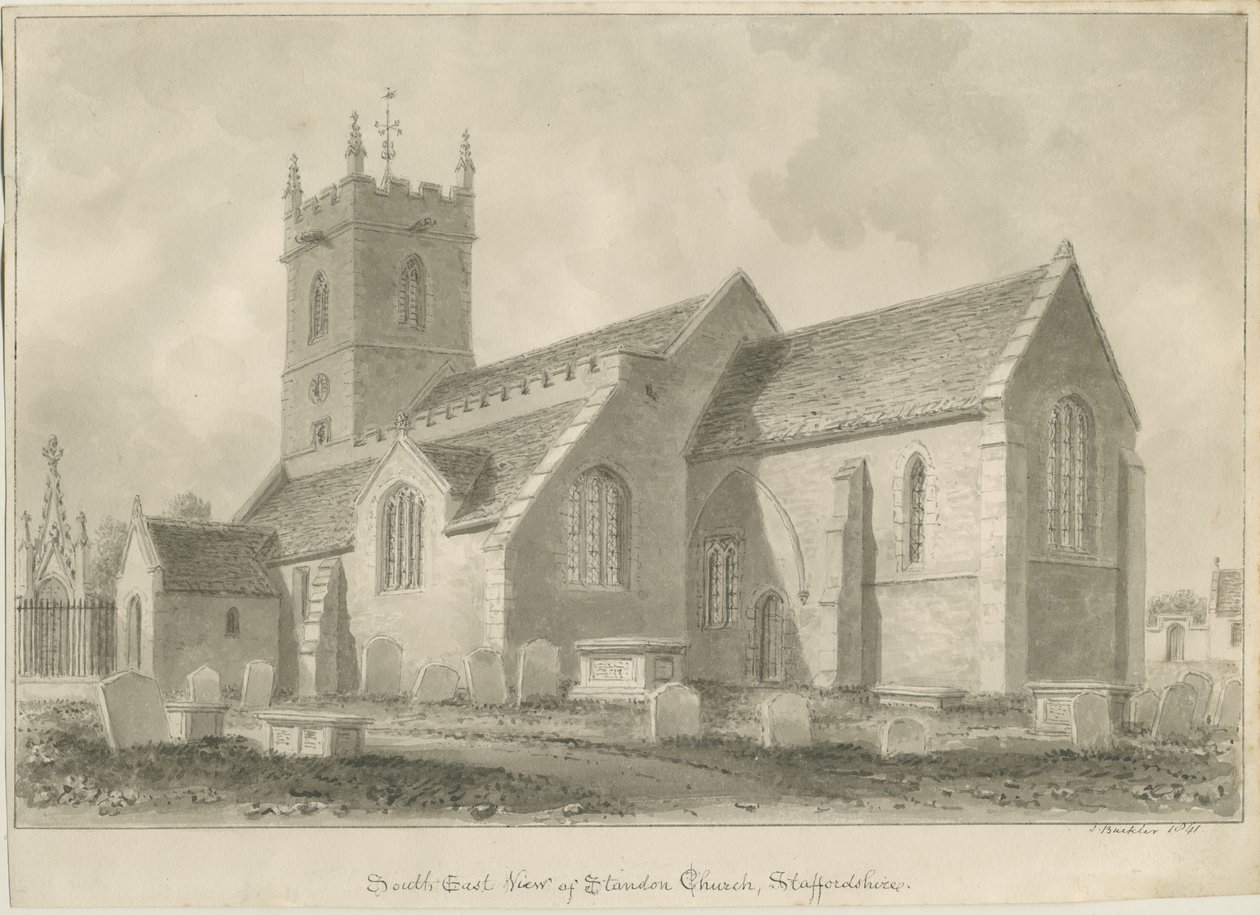 Iglesia de Standon de John Buckler