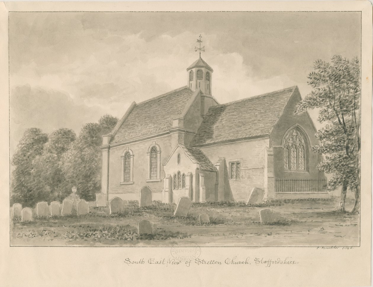 Iglesia de Stretton de John Buckler