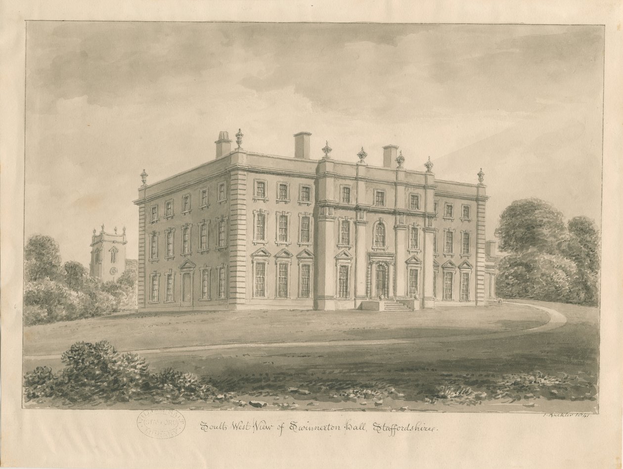 Swynnerton Hall de John Buckler