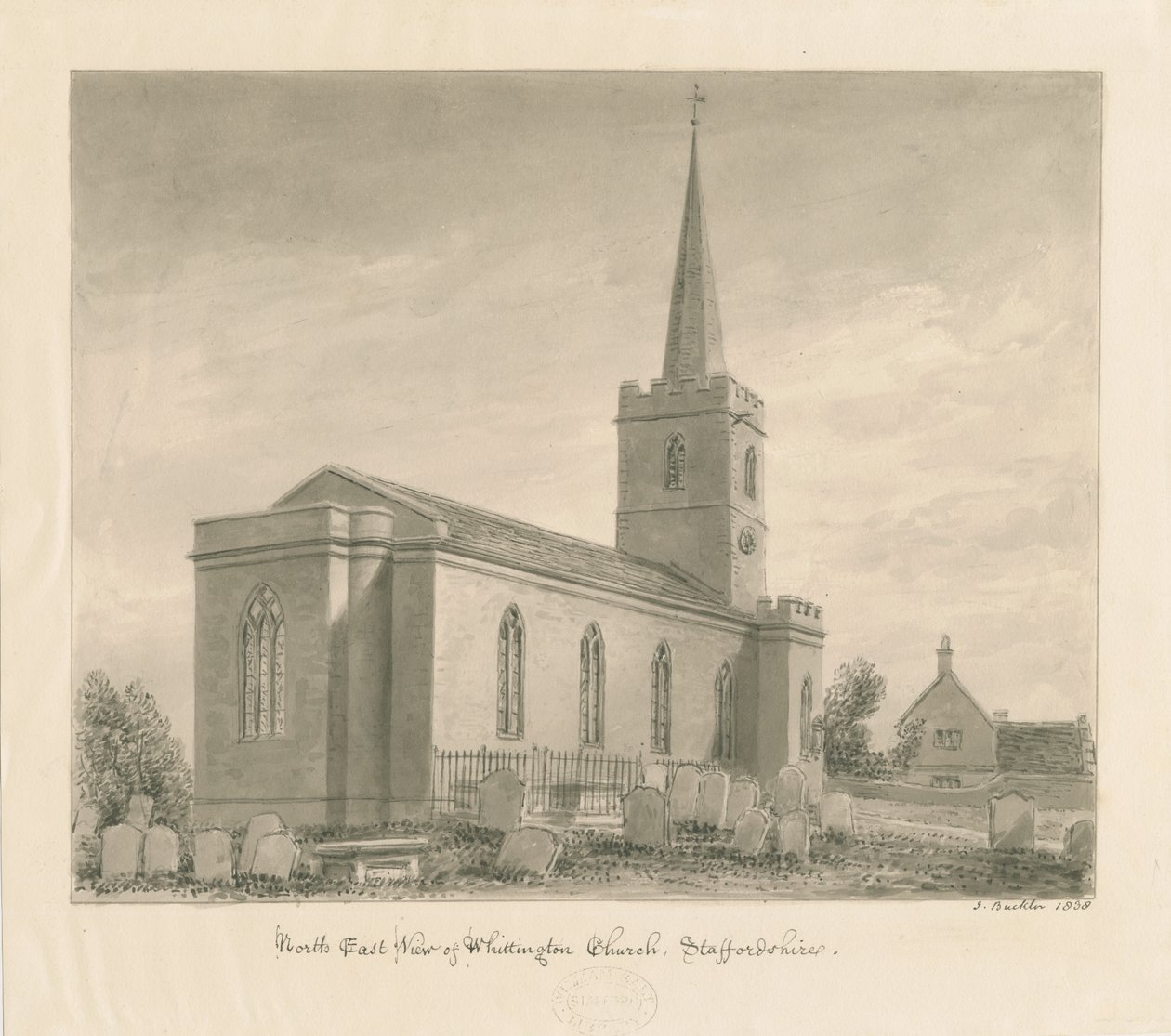 Iglesia de Whittington de John Buckler
