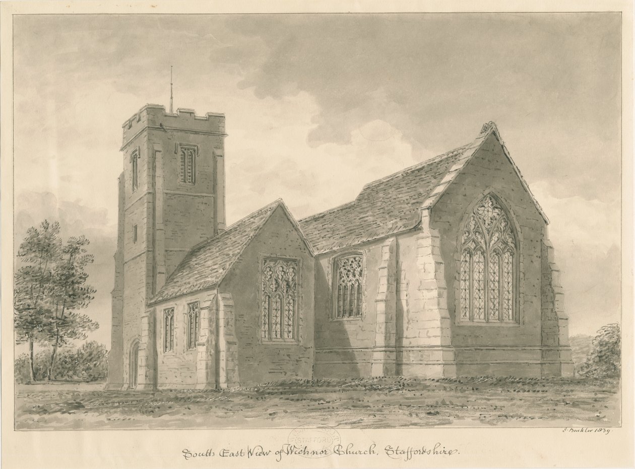Iglesia de Wichnor de John Buckler