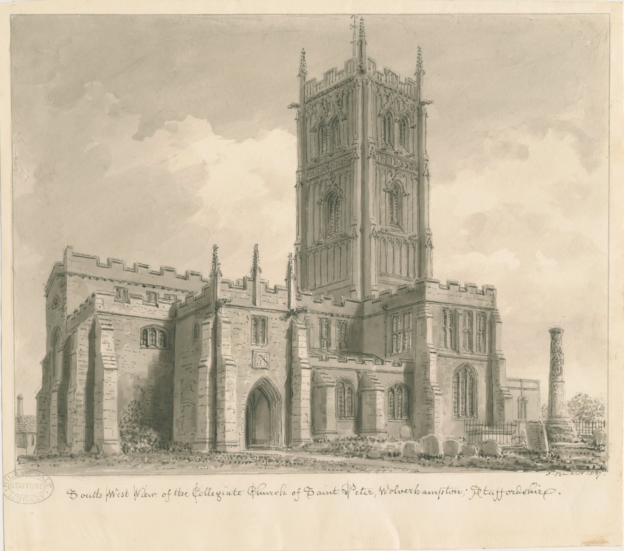 Wolverhampton - Iglesia de San Pedro de John Buckler