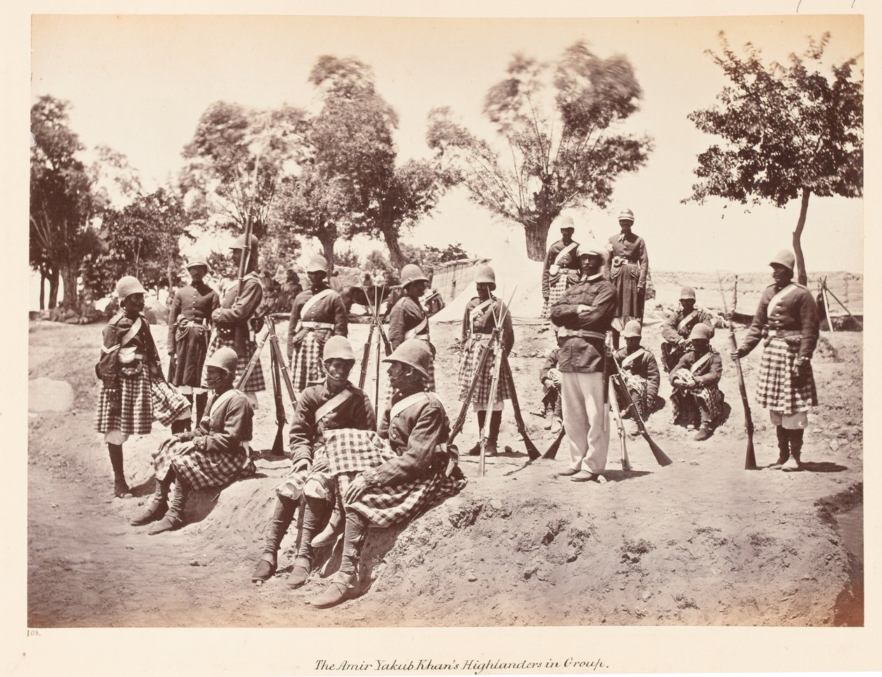 ¿Guardia de las Tierras Altas del Amir?, c. 1879 de John Burke
