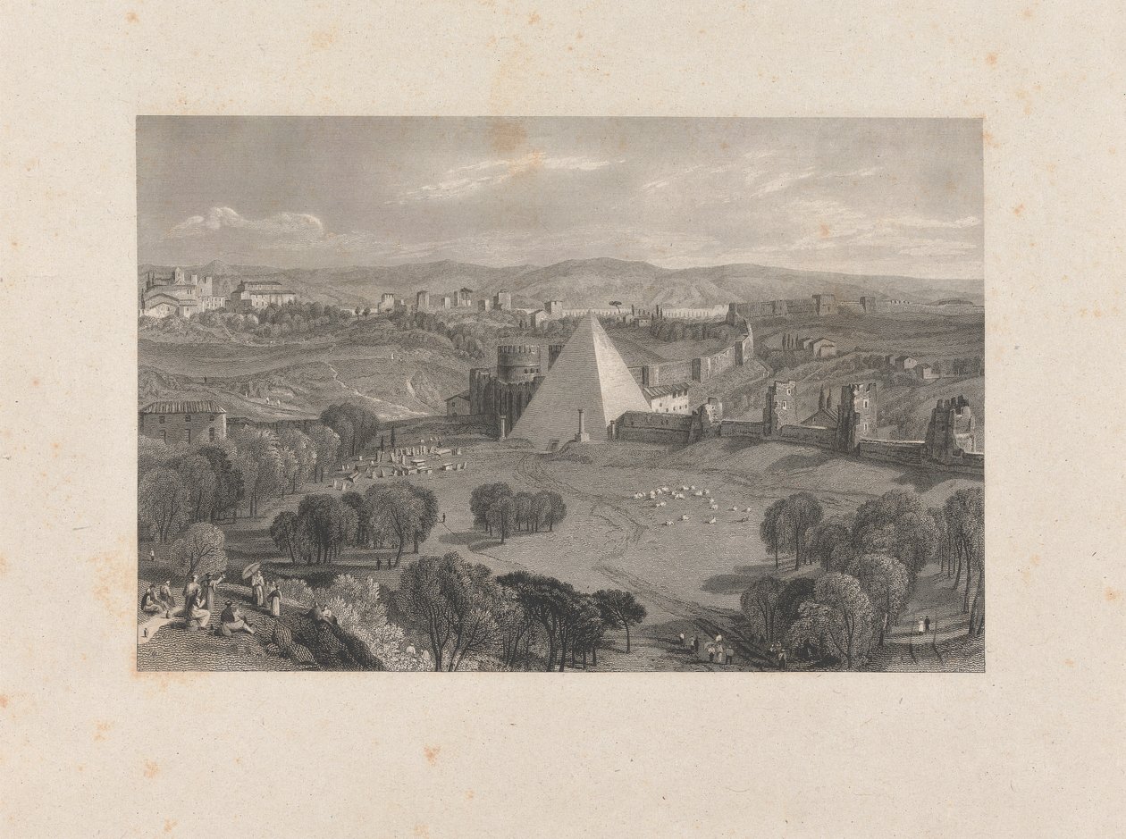 Roma desde Monte Testaccio de John Byrne