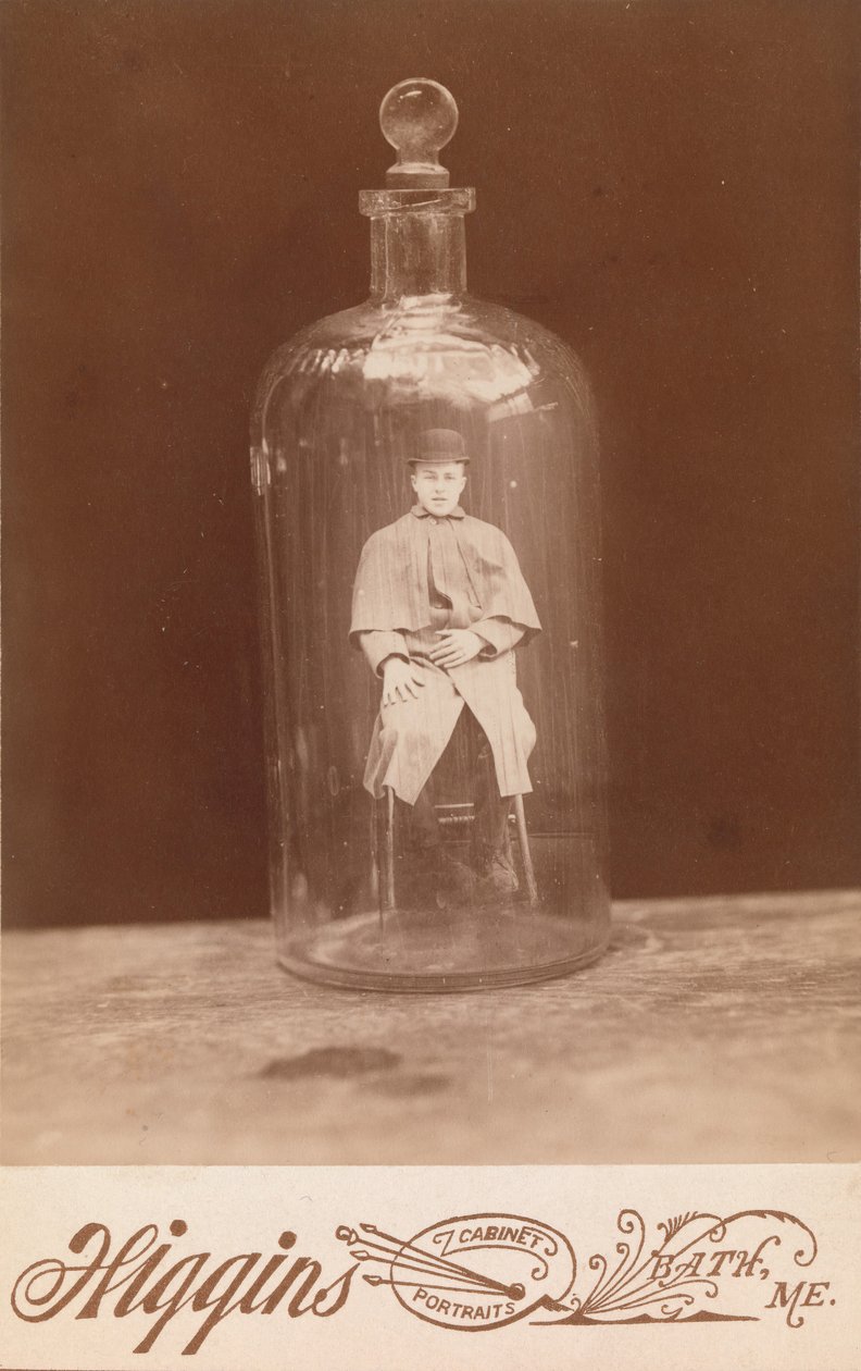 Hombre en botella, ca. 1888 de John C. Higgins
