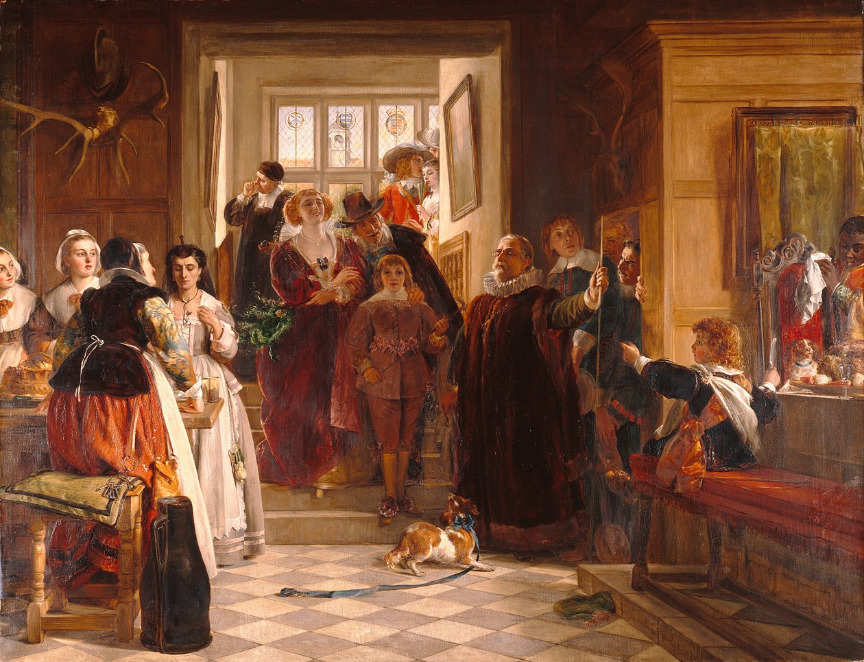 Bajar a cenar de John Callcott Horsley