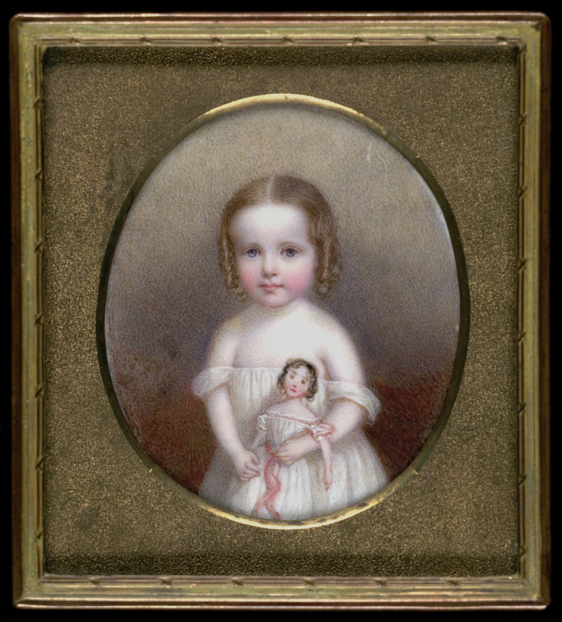 Niña con muñeca de John Carlin